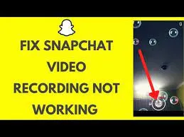 Snapchat Won't Record Video 